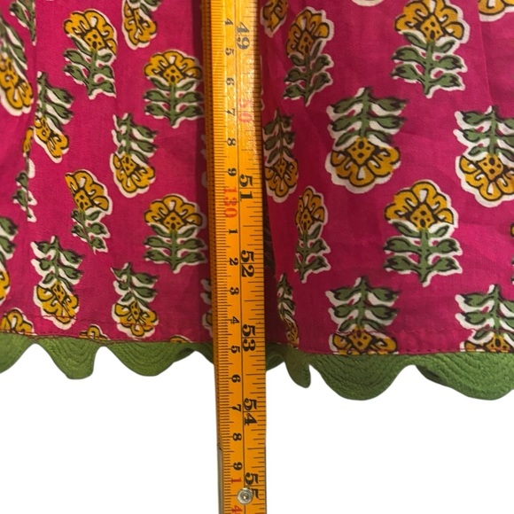 LEA Smocked Cotton Floral Maxi Dress Lightweight Flowy 1X - Picture 11 of 12